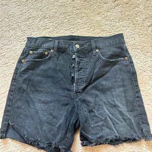 Gap Women's Denim Shorts - black and blue